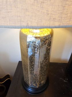 Like new! Ashley Furniture L430084 Mercury Glass Table Lamp