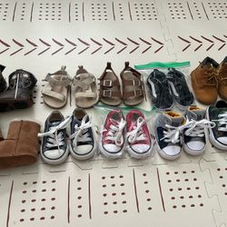 Baby Shoes Size 1 & 2 Converse Vans Ugh Timberland