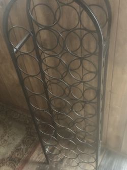 Black Iron Wine Rack great gift for your wine lover 🍷
