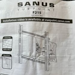 SANUS VuePoint F215 TV wall mount kit