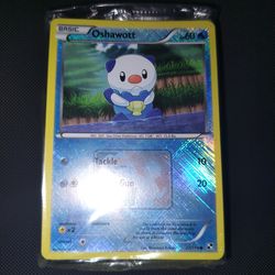 Pokemon Oshawott 22/144 League Promo Crosshatch x40 Holo Sealed