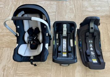 Stokke PIPA by Nuna Car Seat (Black) + RELX Second Base