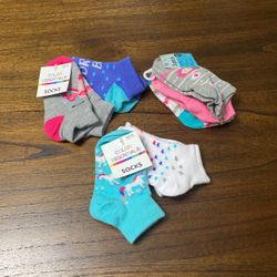 New Girls Socks Size 3-7