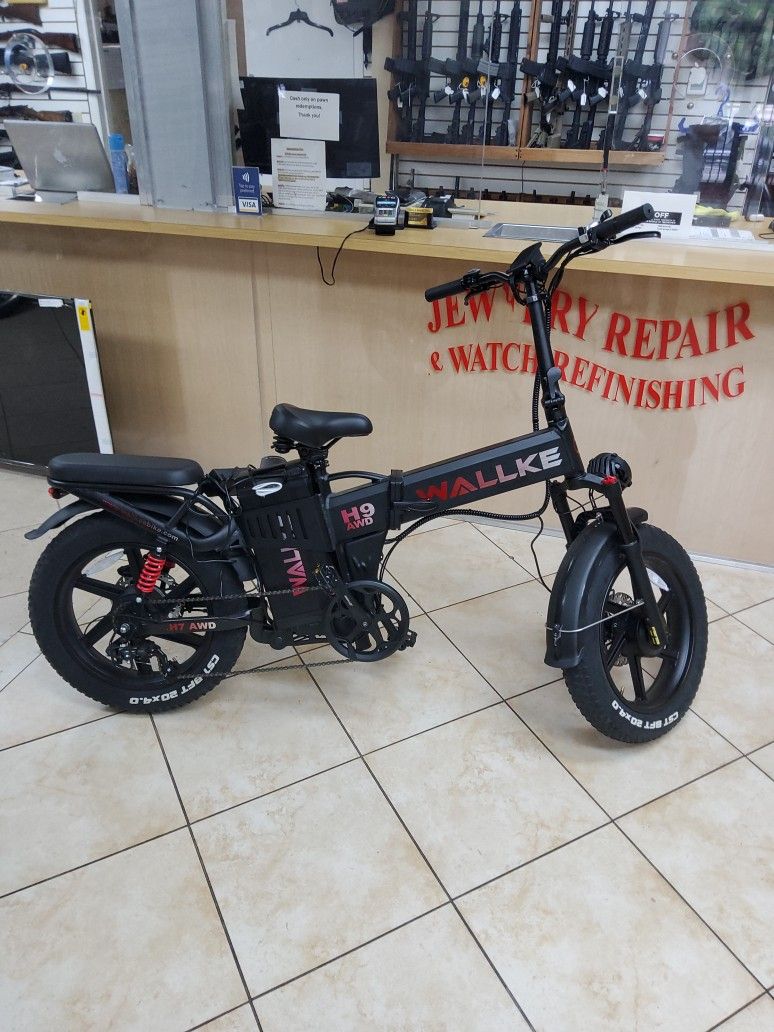Wallke H9 Electric Bike dual Motors Long Range 3200w 48v 40ah Fast E Bike