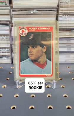 ⚾️ 1985 Fleer ROOKIE Roger Clemens