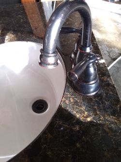 Bathroom Sink With Granite Countertop 