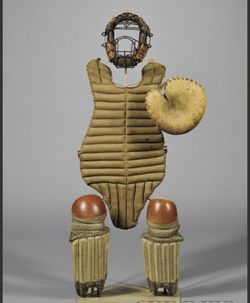 Antique Baseball Catcher's Equipment