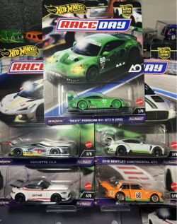 Hot Wheels Premium Car Culture 2024 Race Day Set of 5