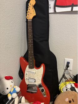 Fender Jag-Stang reissue in Fiesta Red (Kurt Cobain signature model)