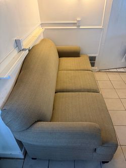 3-Seat Tan Sofa / Couch