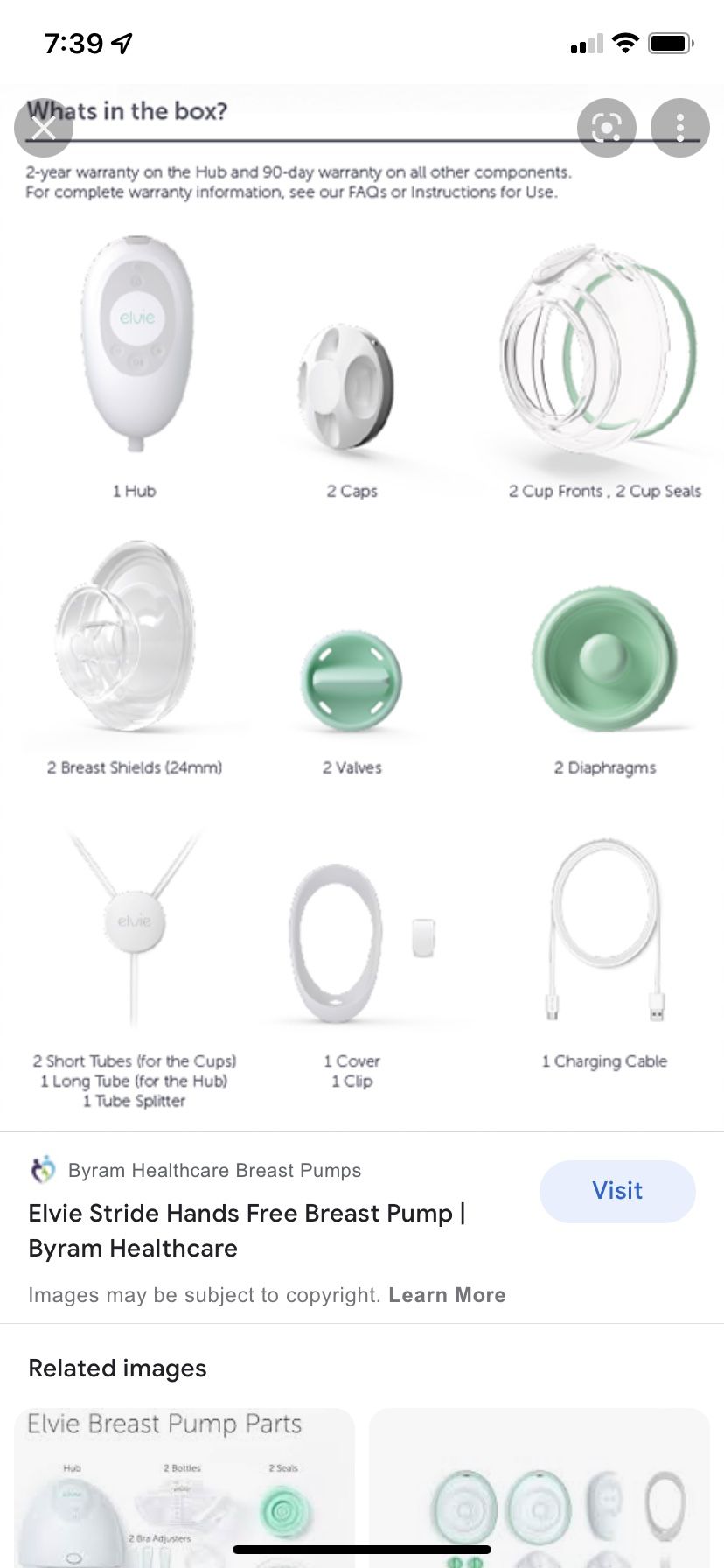 Elvie Stride Portal Breast Pump