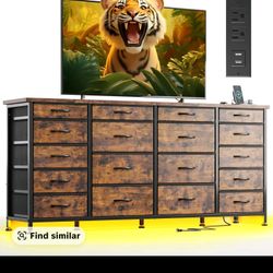 18 Drawer Dresser 63" W