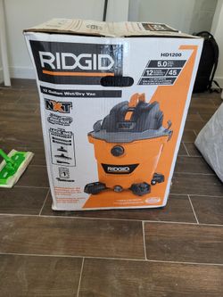 Rigid 12 gallon wet/dry Vac