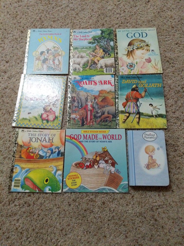 Children Christian Books + Bible