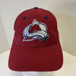 VINTAGE COLORADO AVALANCHE SnapBack Hat Cap NHL HOCKEY PUMA - RARE