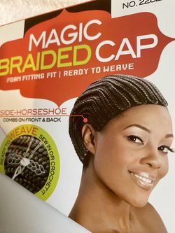 Weave Cap With Braids 