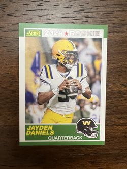 Jayden Daniels Rookie Card Rc Rare NFL Washington Commanders 