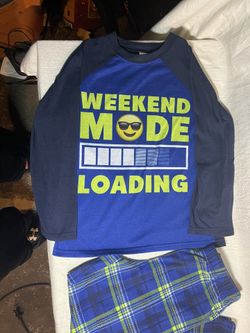 Boys Emoji Pajama Set