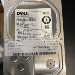9x4TB DESKTOP HARD DRIVE. TESTED GOOD HEALTH