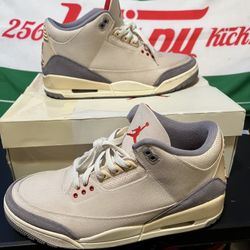 Jordan 3 Muslin Sz 10.5 