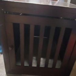 LARGE Wooden Dog Crate