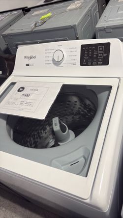 Whirlpool Topload Washer with removable agitator