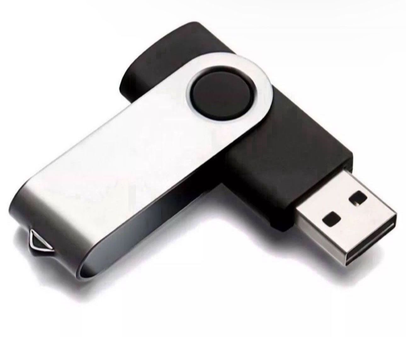 1TB USB Flash Drive USB 3.0 Thumb Drives Jump Drive Fold Storage Memory Stick Swivel Design - Black