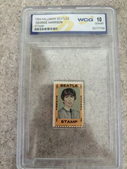 George Harrison 1964 -10 Rated Beatles Stamp 