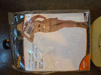 Zookeeper, Archaeologist, Park Ranger Womens Costume Size Small with Hat