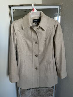 Tan Pea Coat Small / Medium 