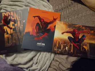 All 3 exclusive little caesars Spiderman Brand New Day Posters