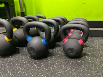 Los Altos Fit- $2/lb Powder Coated Kettlebells- 4kg,8kg,12kg,16kg,20kg,24kg,28kg,32kg all available brand new in box