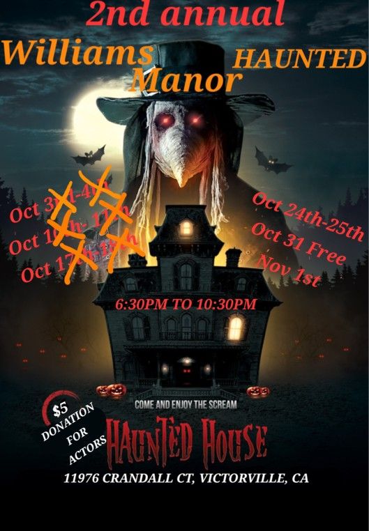 HAUNTED HOUSE EXPERIENCE.