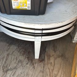 Wood Table Center 4 small drawers