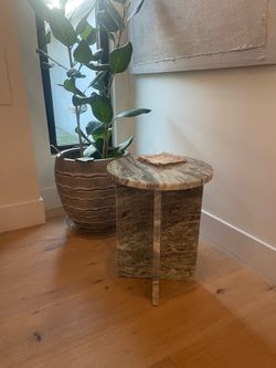 Stunning Marble Side Table