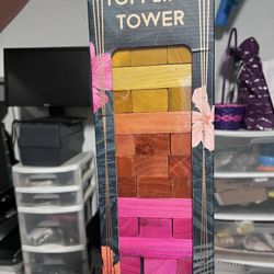 Freaky tiki giant jenga color wood game