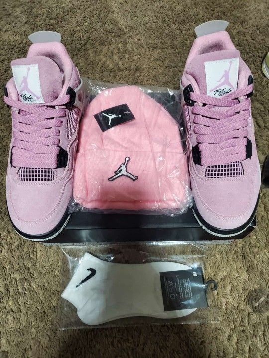 Air Jordan Retro 4 Orchid Size 8.5