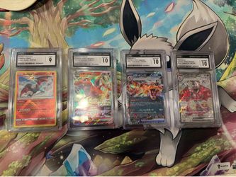 Pokemon Charizard EX and VSTAR Cards CGC 10 9