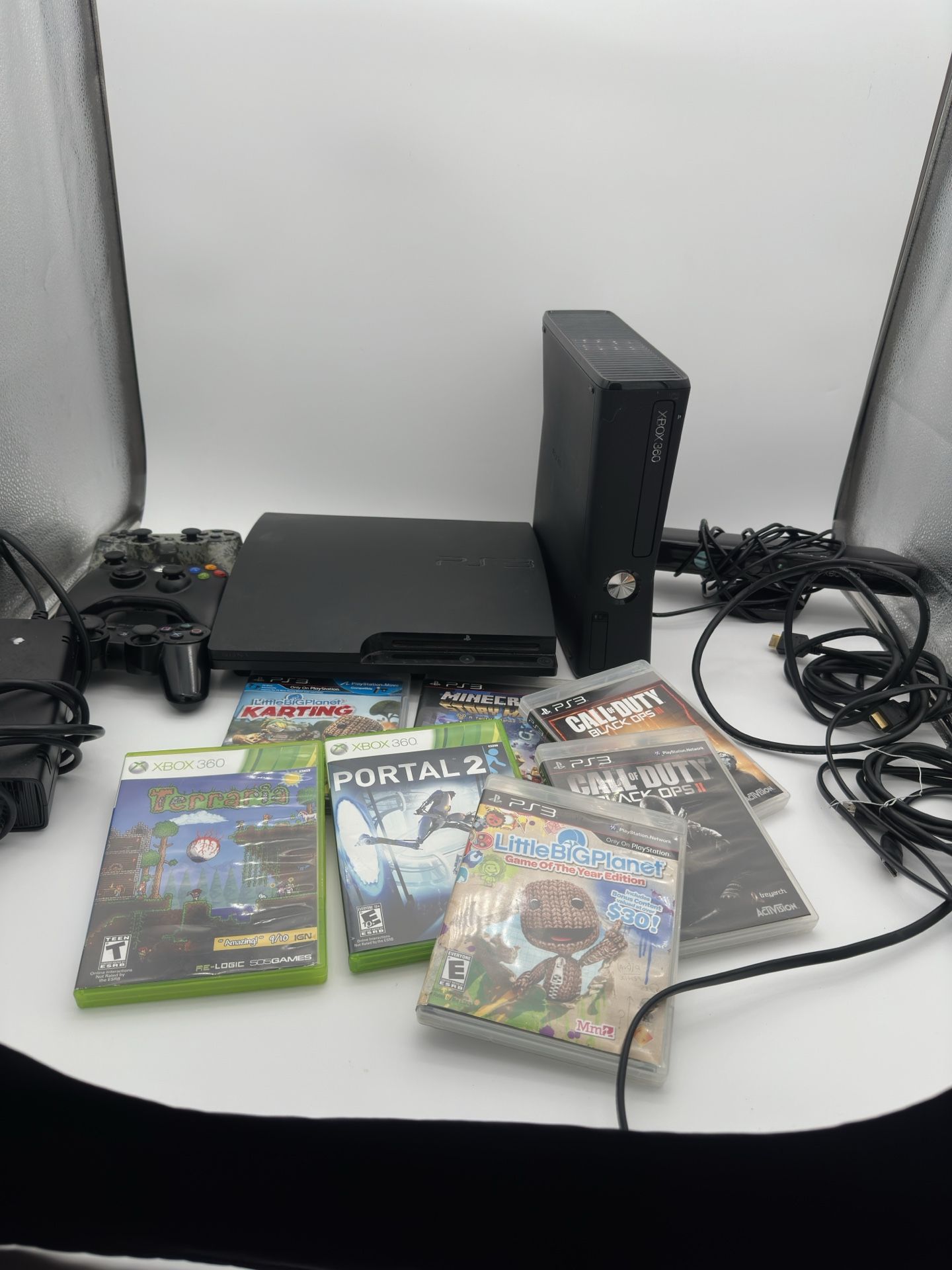 PS3 slim and Xbox 360 (sell separately)