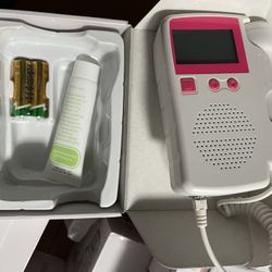 Fetal Doppler NEW JSL-T501 Baby Heart Monitor Baby Shower Gift,  Prenatal Infant Baby Monitor  Im In Carson Comes With Batteries/Gel