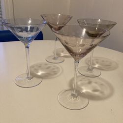 Lovely Vintage Martini Glasses