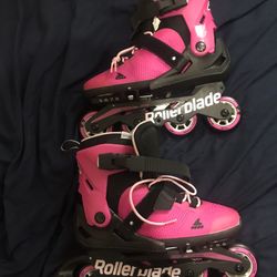 Kids Rollerblade Microblade Adjustable Inline Skates 