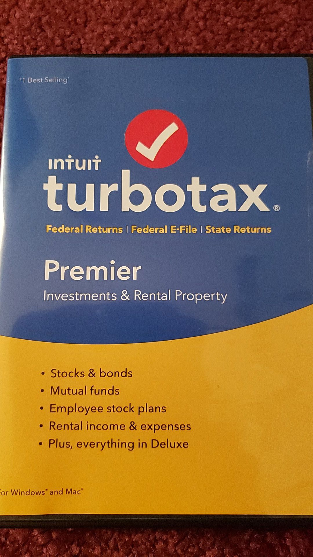 2018 premier Turbo tax