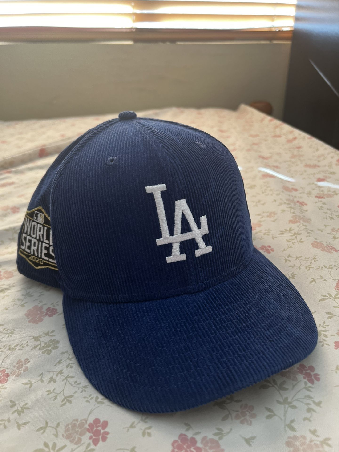LA Dodgers Corduroy World Series Hat