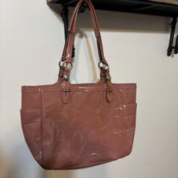 Coach Patent Leather Tote