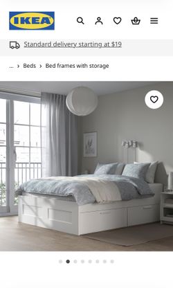Full BRIMNES Bed frame with storage