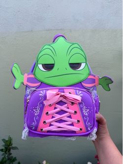 NWT Loungefly Disney's Tangled Pascal In Dress Mini Backpack SDCC