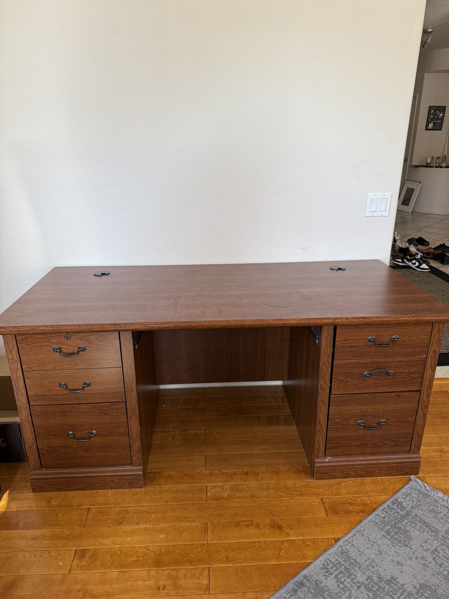 Brown Work Dresser