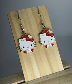 HELLO KITTY CHRISTMAS EARRINGS