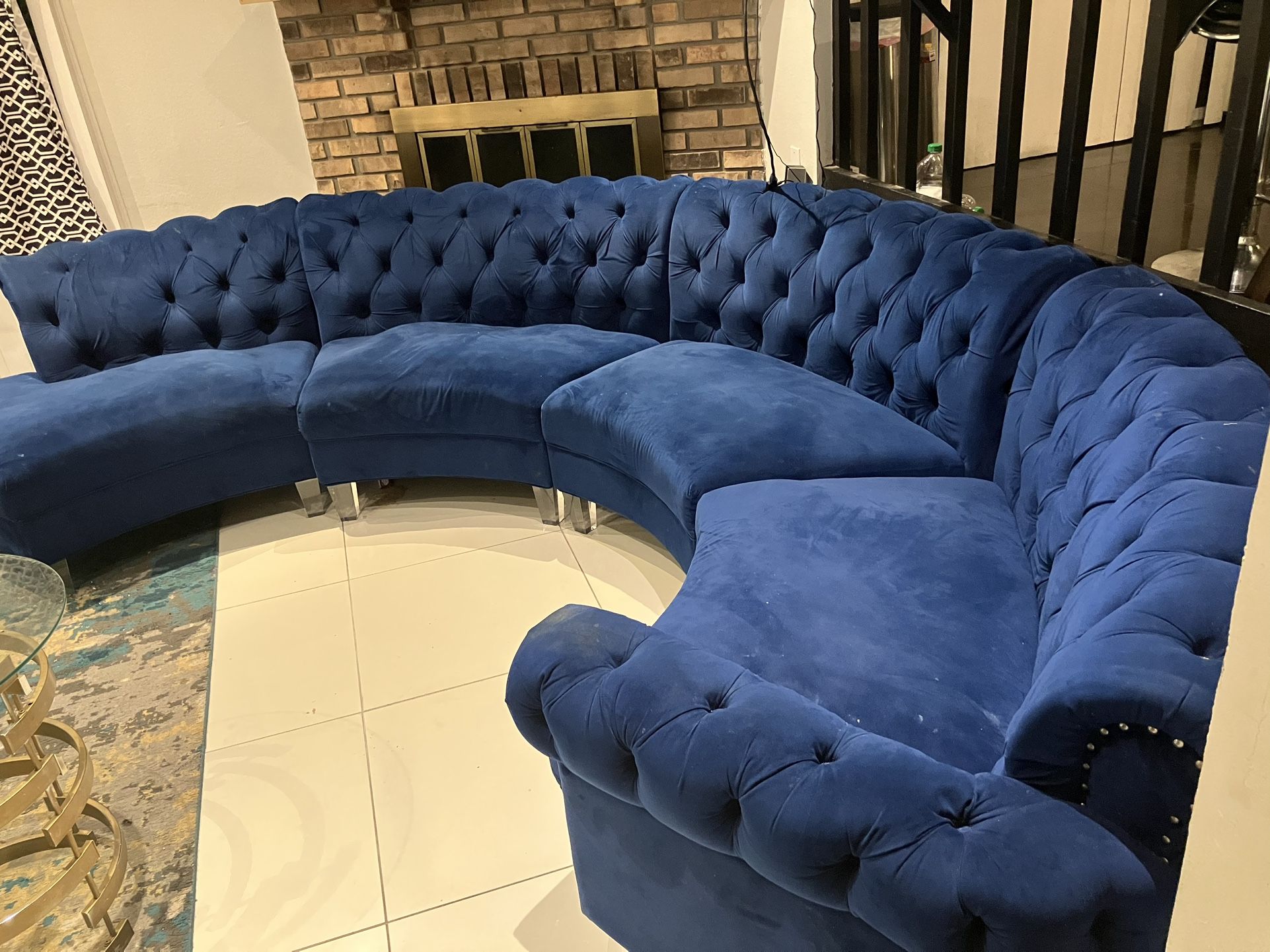 Blue Sectional